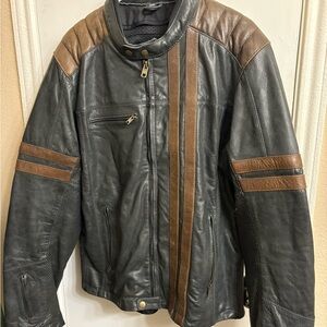 Scorpion EXO 1909 Leather Jacket, with removable pads